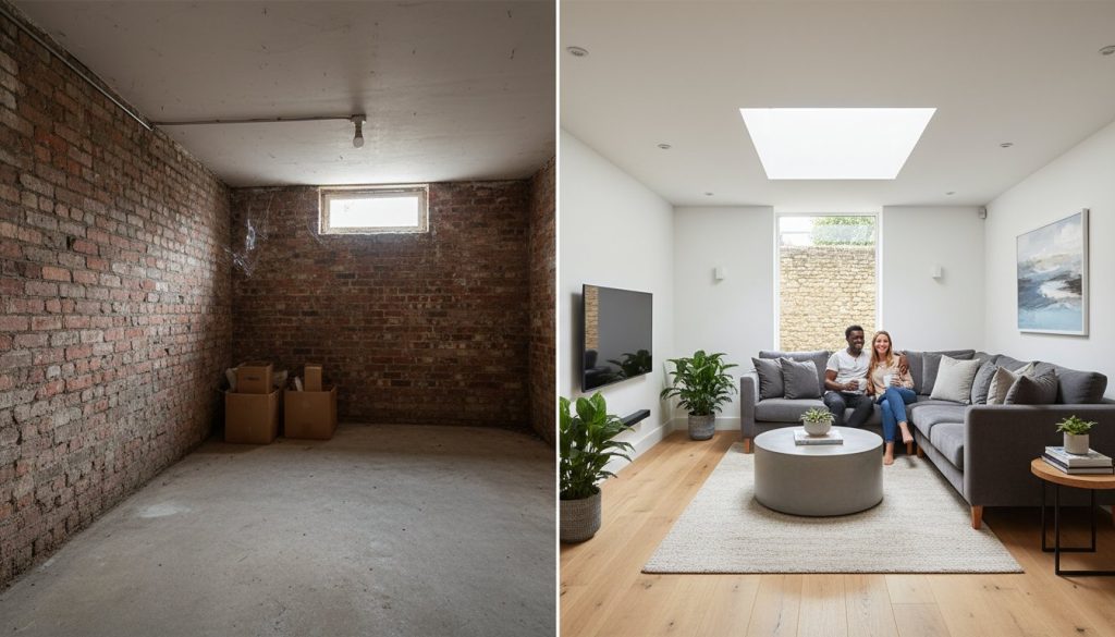 Basement and Cellar Conversions in Kent: Transforming Damp Spaces into Value