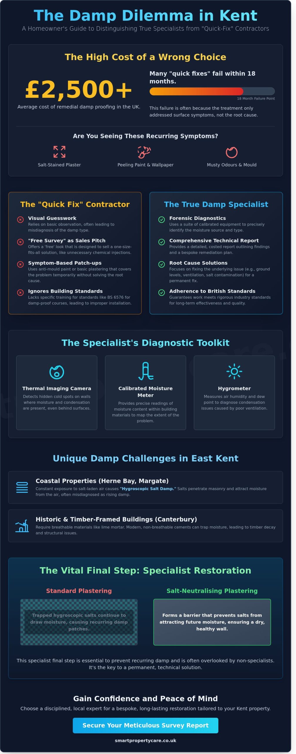 Damp Specialist in Kent: How to Choose the Right Expert for Your Property