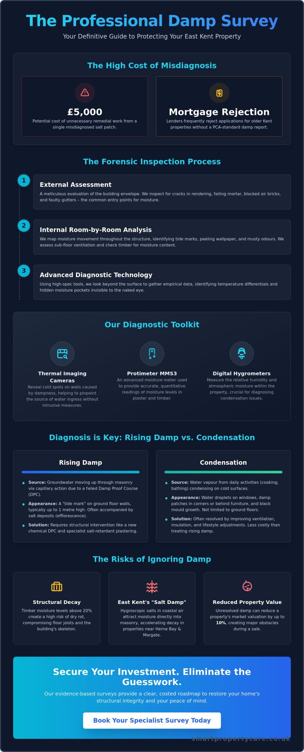 Professional Damp Survey in Herne Bay, Canterbury & East Kent: The 2026 Homeowner’s Guide