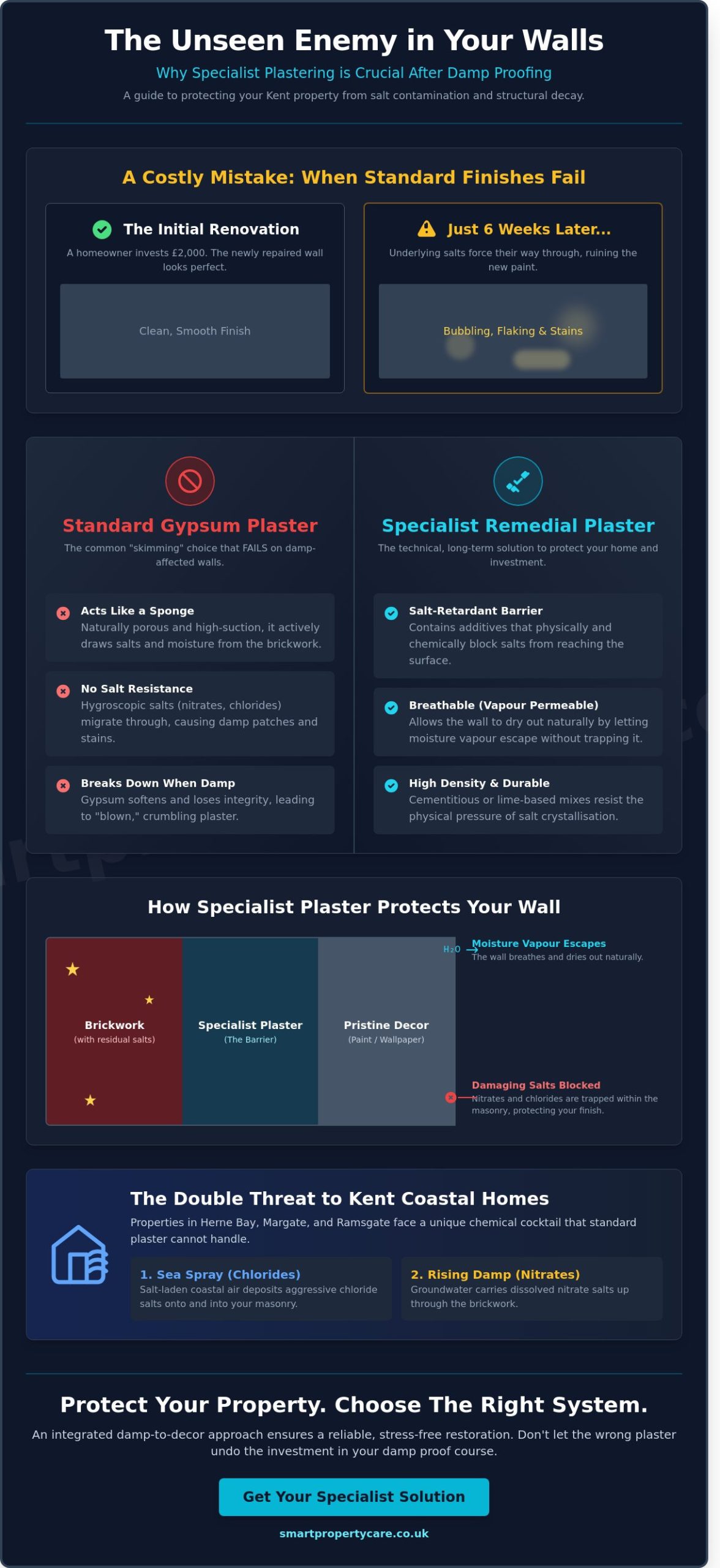 Specialist Plastering in Kent: Restoration and Damp Protection for 2026