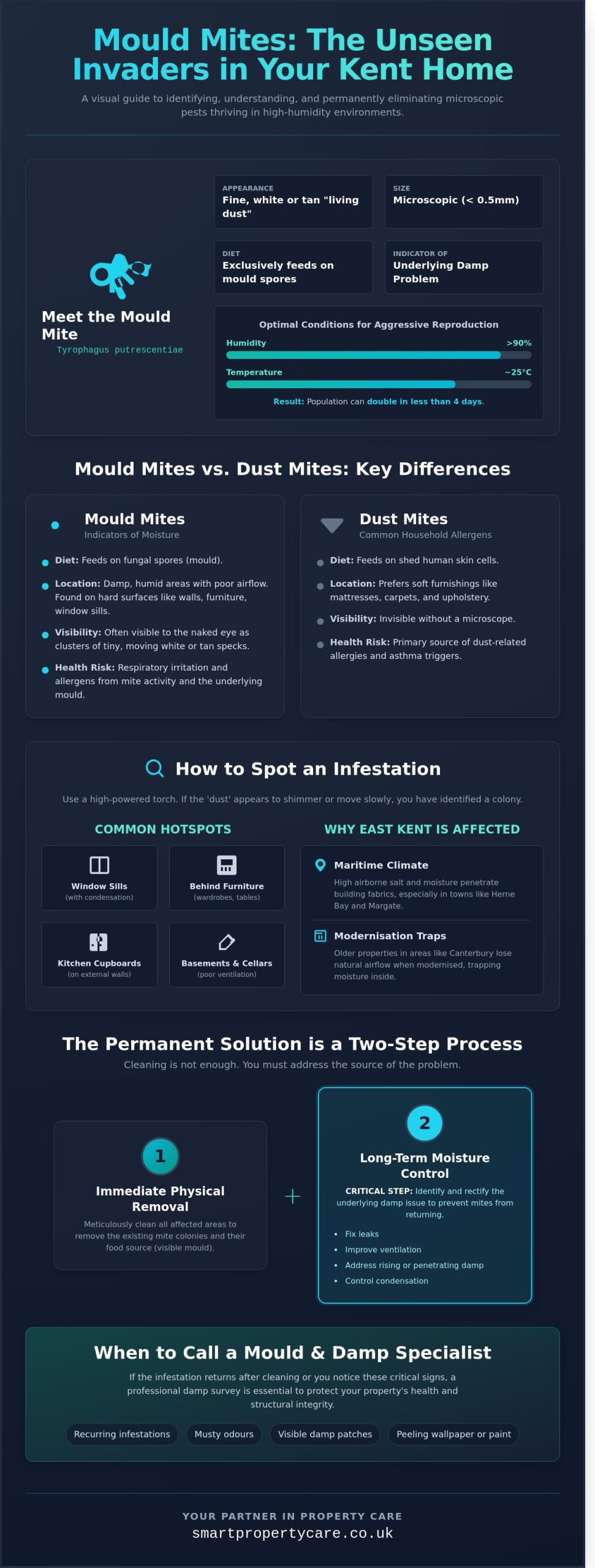 Mould Mites: Identifying and Eradicating the 'Moving Dust' in Kent Homes