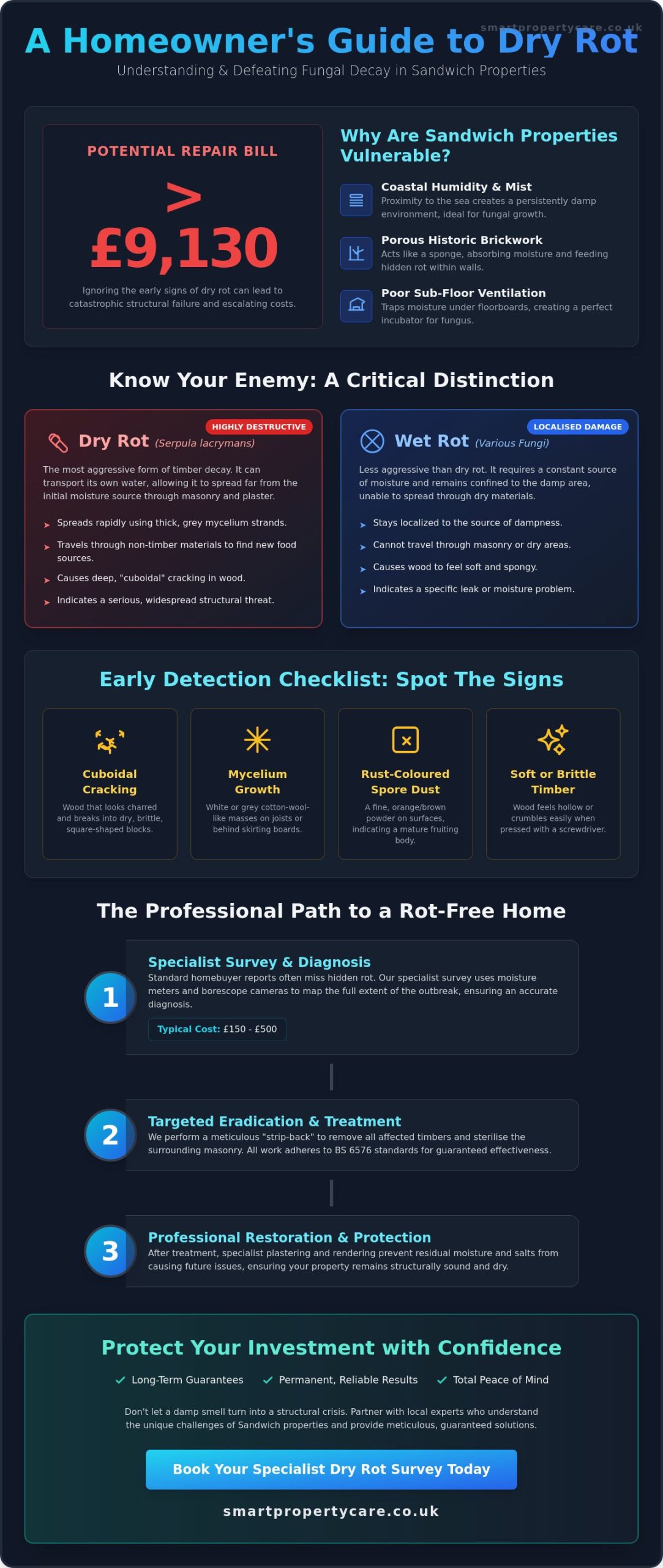Professional Dry Rot Repair in Sandwich: A Homeowner’s Guide to Timber Preservation
